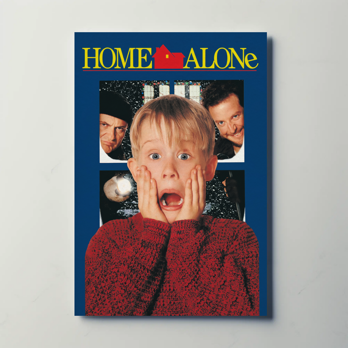 Home Alone (1990) Metal Film Poster