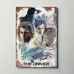 The Driver (1978) Metal Film Poster