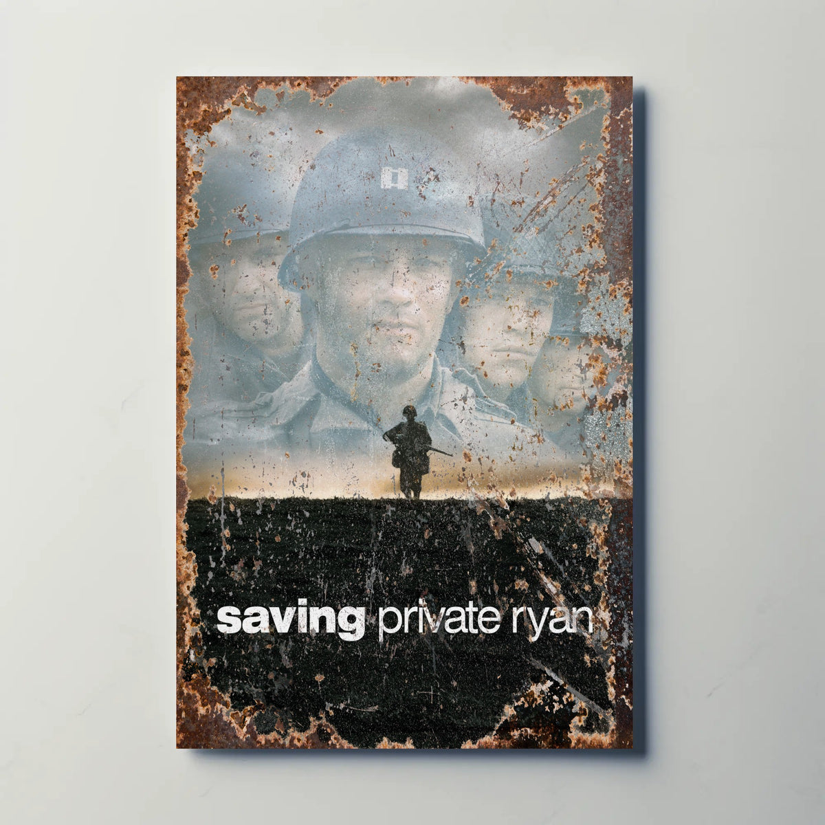 Saving Private Ryan (1998) Metal Film Poster