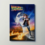 Back to the Future (1985) Metal Film Poster