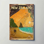 New Zealand Metal Poster