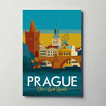 Prague The Czech Republic Metal Poster