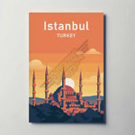 Istanbul Turkey Metal Poster