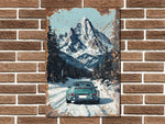 911 Alpine Pass Metal Poster Print