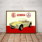 AC Cobra Paper Poster