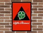 Alfa Romeo Cloverleaf Metal Sign
