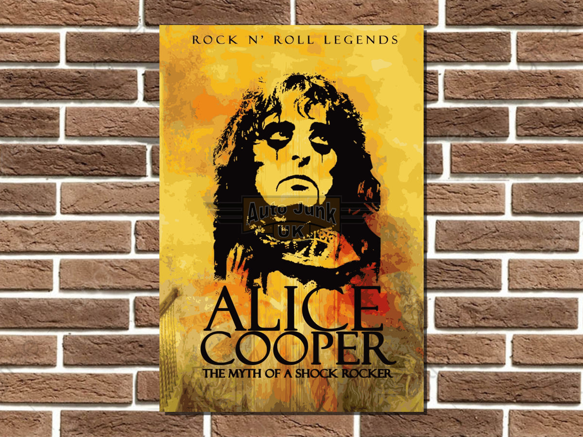 Alice Cooper Metal Poster Sign