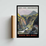 Route des Alpes Paper Poster