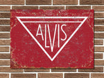 Alvis Metal Sign
