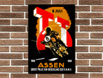 Assen TT Motorcycle Metal Sign