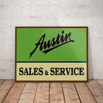 Austin Service Paper Poster