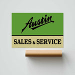 Austin Service Paper Poster
