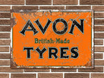 Avon Tyres Metal Sign