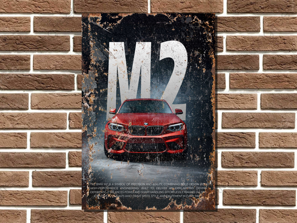 M2 F87 Metal Poster Print