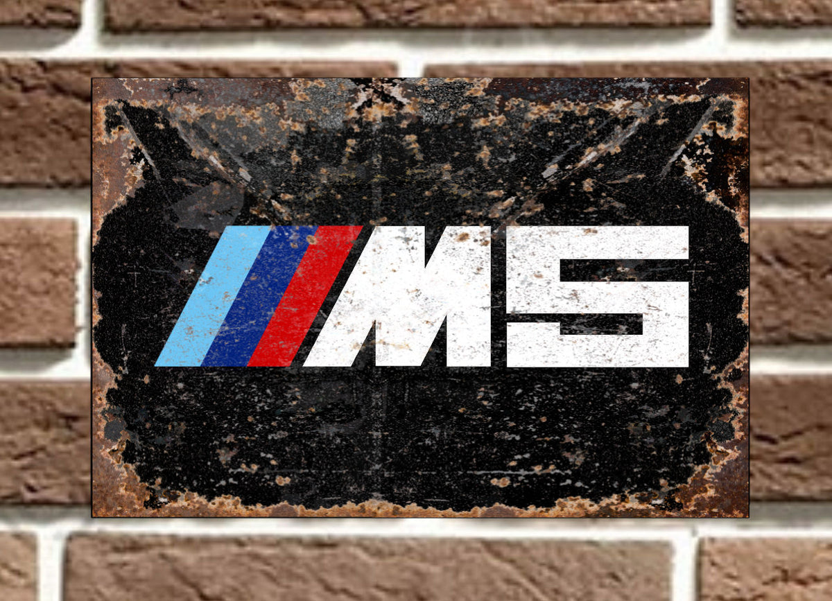 M Car Metal Sign - Choose Your Own