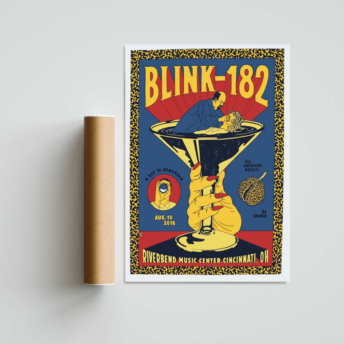 Blink 182 Paper Poster