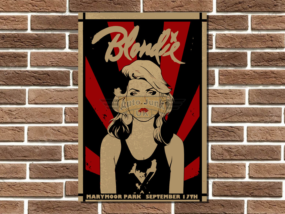 Blondie Metal Poster Sign
