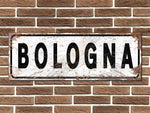 Bologna Italian Street Sign