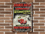 Brands Hatch Formula 1 Trophy Metal Sign
