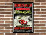 Brands Hatch Formula 1 Trophy Metal Sign