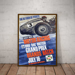 Brands Hatch Grand Prix Paper Poster