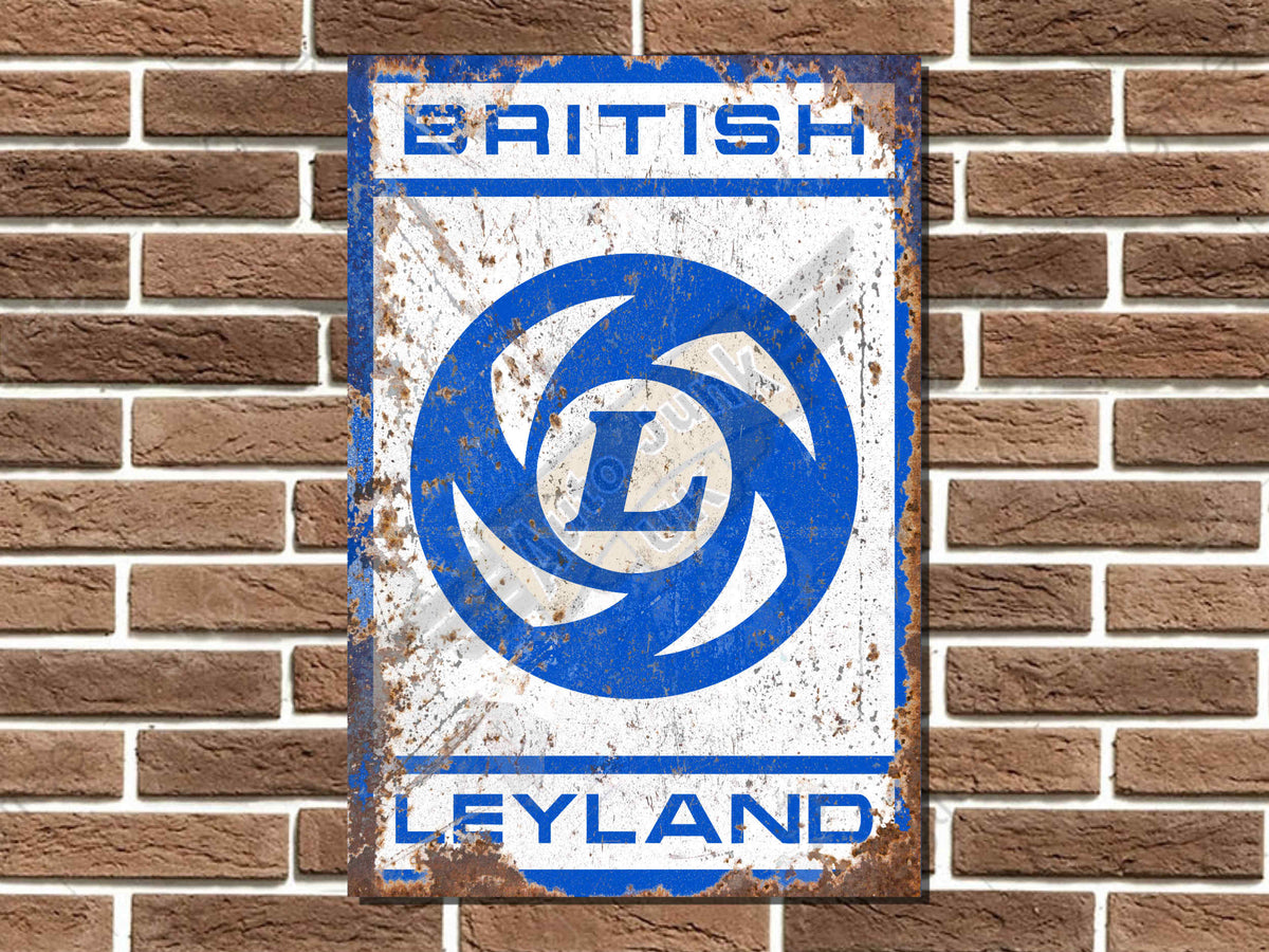 British Leyland Metal Sign