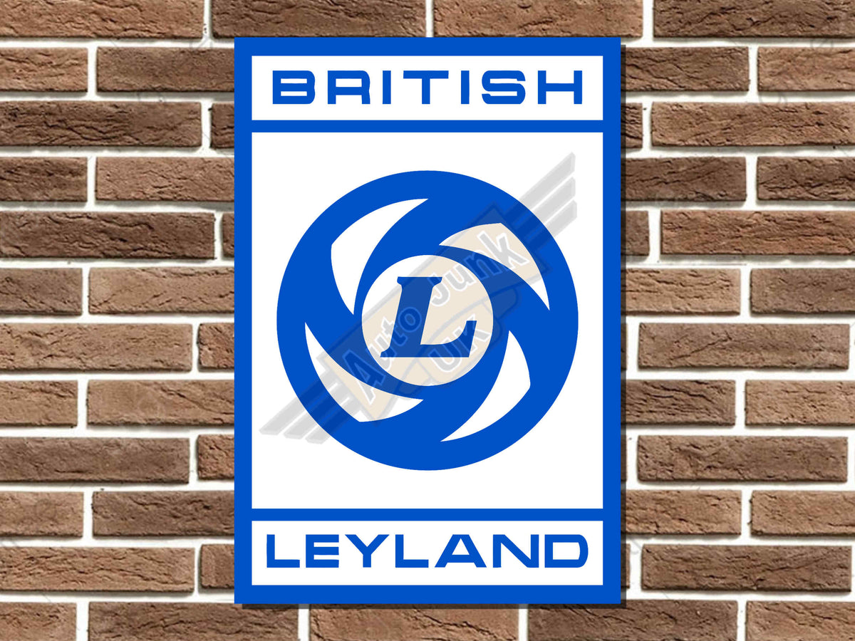 British Leyland Metal Sign