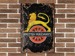British Railways Metal Sign