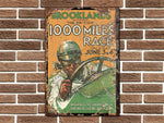 Brooklands 1000 Miles Race Metal Sign