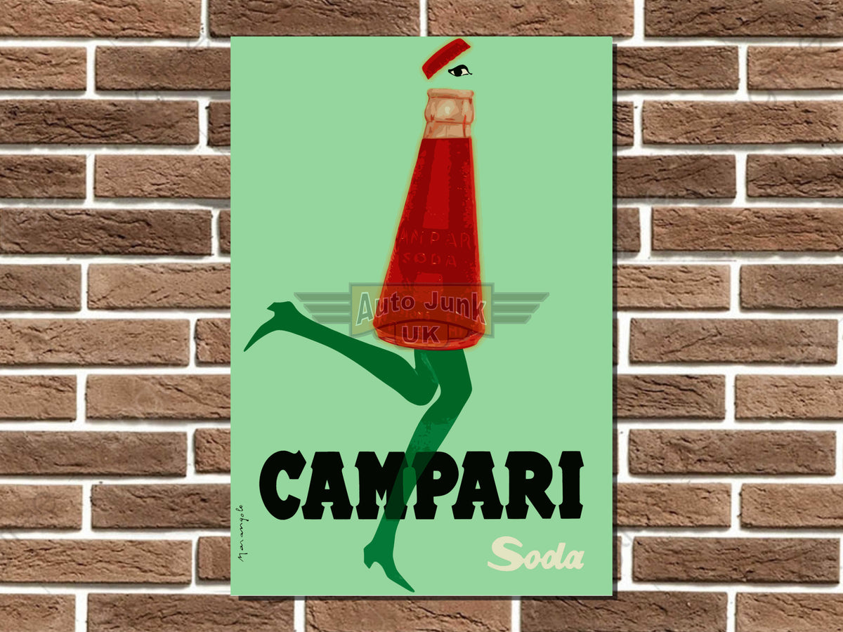 Campari Soda Metal Sign