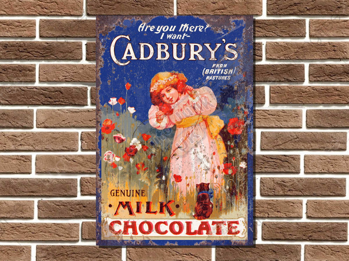 Cadbury's Milk Chocolate Metal Sign