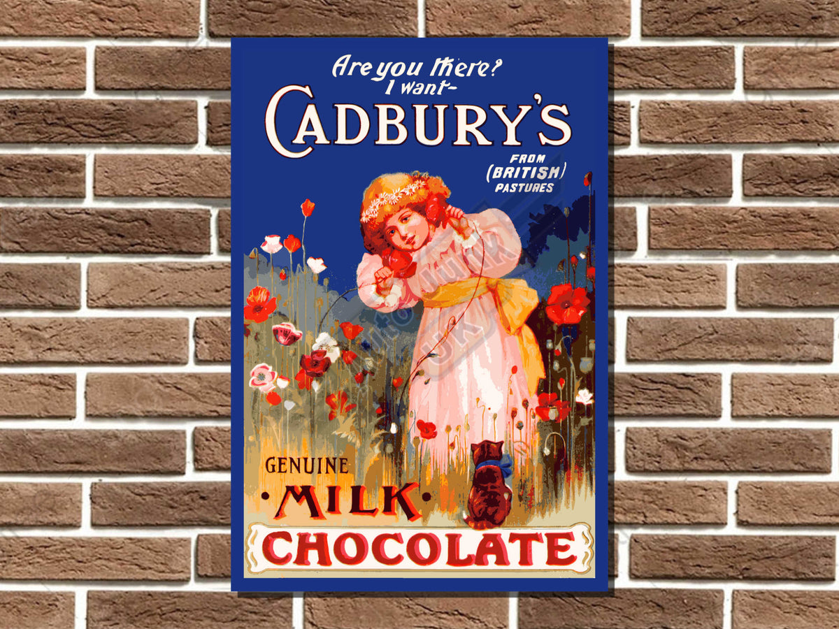 Cadbury's Milk Chocolate Metal Sign