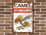 Camel GT Challenge Metal Sign