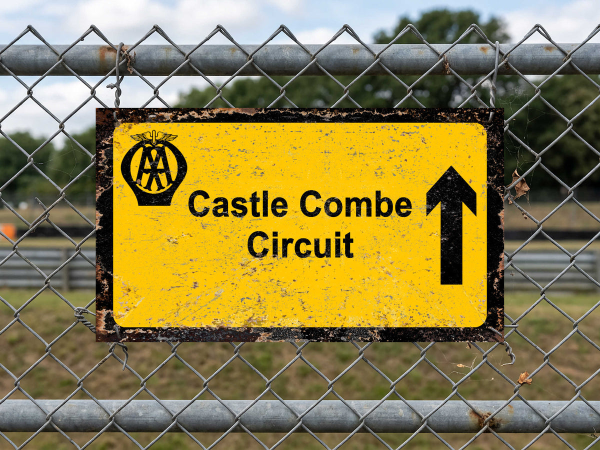 Castle Combe AA Direction Street Sign