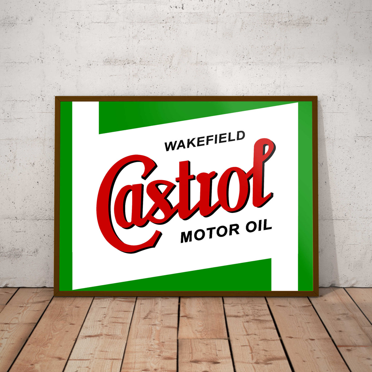 Castrol Motor Oil Paper Poster