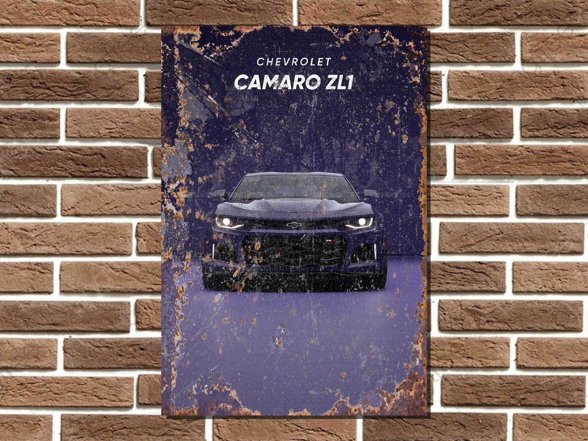 Chevrolet Camaro ZL1 Metal Poster Print