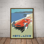 Cote d'Azur Paper Poster