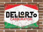 Dellorto Carburettor Metal Sign
