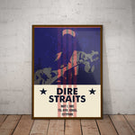 Dire Straights Paper Poster
