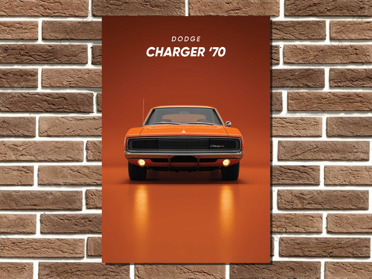 Dodge Charger '70 Metal Poster Print