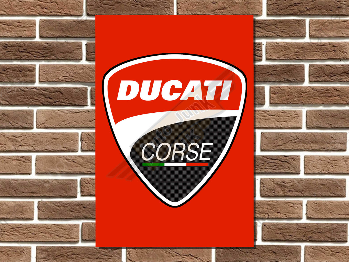 Ducati Corse Metal Sign