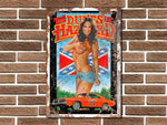 The Dukes of Hazzard Metal Sign