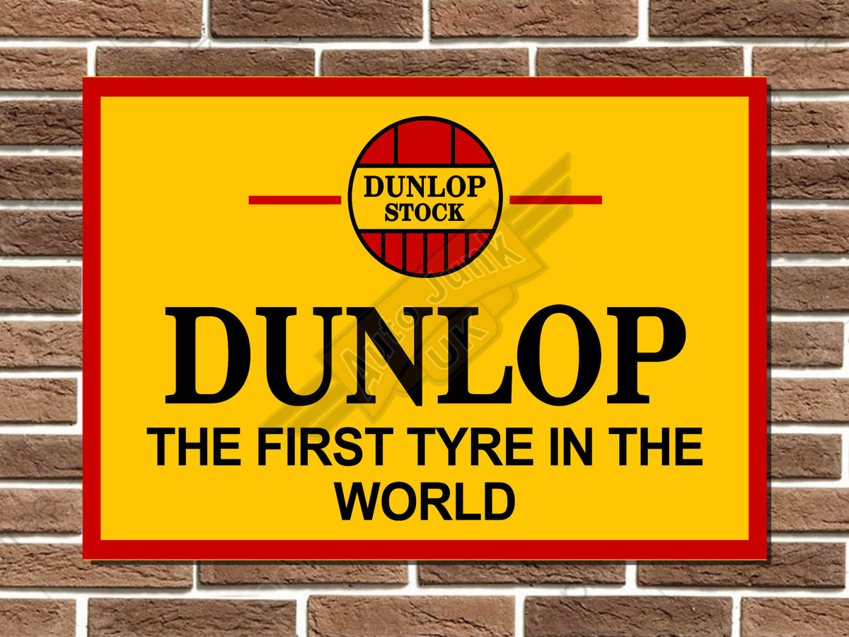 Dunlop Tyres Metal Sign