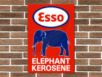Esso Kerosene Metal Sign