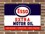 Esso Extra Motor Oil Metal Sign