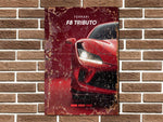 F8 Tributo Metal Poster Print