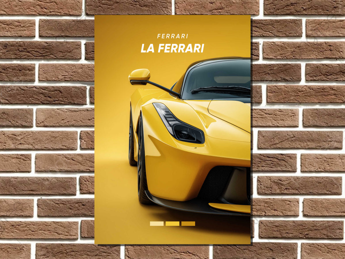 LaFerrari Metal Poster Print