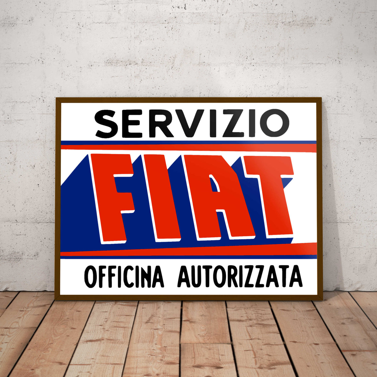 Fiat Servizio Paper Poster