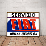 Fiat Servizio Paper Poster