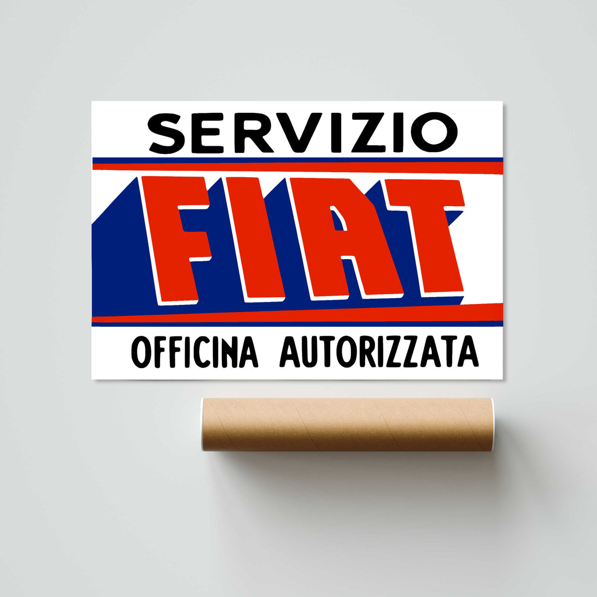 Fiat Servizio Paper Poster